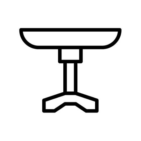 illustration vector and logo table gradient style. icon on white background. Icon sign from modern collection for mobile concept and web apps design. Nice design perfect.のイラスト素材