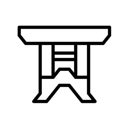 illustration vector and logo table gradient style. icon on white background. Icon sign from modern collection for mobile concept and web apps design. Nice design perfect.のイラスト素材