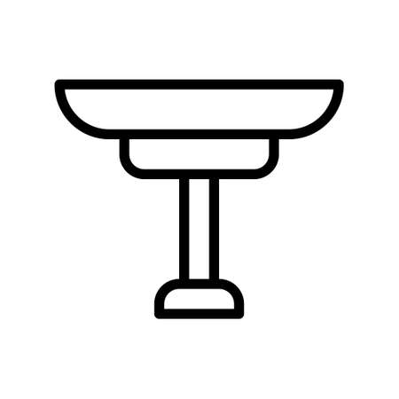 illustration vector and logo table gradient style. icon on white background. Icon sign from modern collection for mobile concept and web apps design. Nice design perfect.のイラスト素材