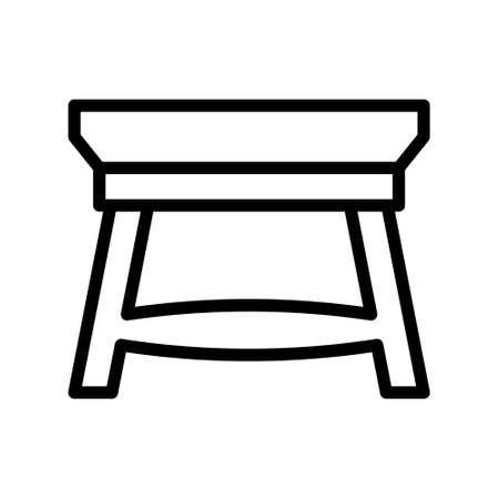 illustration vector and logo table gradient style. icon on white background. Icon sign from modern collection for mobile concept and web apps design. Nice design perfect.のイラスト素材