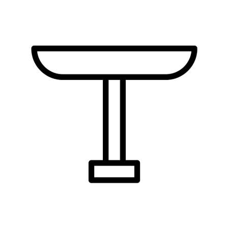 illustration vector and logo table gradient style. icon on white background. Icon sign from modern collection for mobile concept and web apps design. Nice design perfect.のイラスト素材