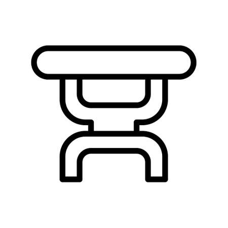 illustration vector and logo table gradient style. icon on white background. Icon sign from modern collection for mobile concept and web apps design. Nice design perfect.のイラスト素材