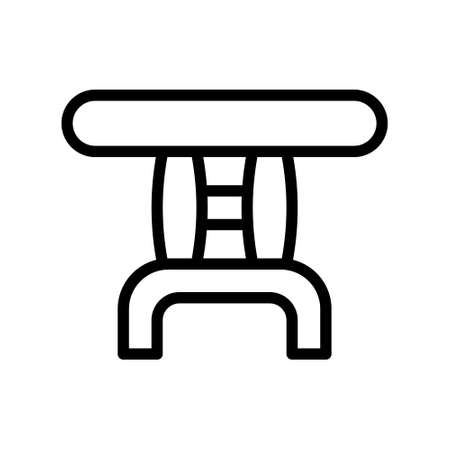 illustration vector and logo table gradient style. icon on white background. Icon sign from modern collection for mobile concept and web apps design. Nice design perfect.のイラスト素材