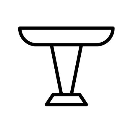 illustration vector and logo table gradient style. icon on white background. Icon sign from modern collection for mobile concept and web apps design. Nice design perfect.のイラスト素材