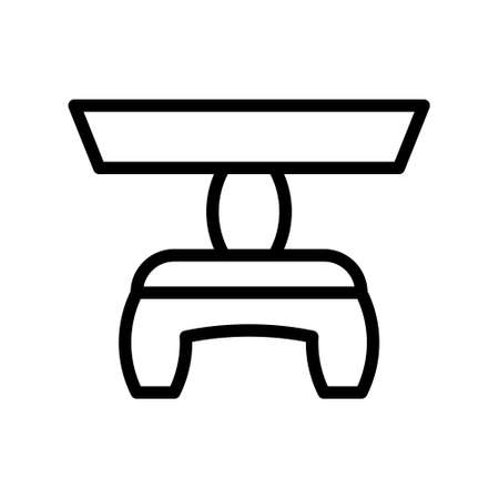 illustration vector and logo table gradient style. icon on white background. Icon sign from modern collection for mobile concept and web apps design. Nice design perfect.のイラスト素材