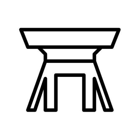 illustration vector and logo table gradient style. icon on white background. Icon sign from modern collection for mobile concept and web apps design. Nice design perfect.のイラスト素材