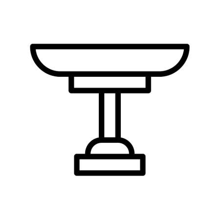 illustration vector and logo table gradient style. icon on white background. Icon sign from modern collection for mobile concept and web apps design. Nice design perfect.のイラスト素材