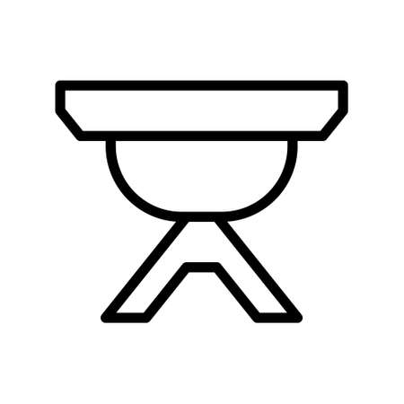illustration vector and logo table gradient style. icon on white background. Icon sign from modern collection for mobile concept and web apps design. Nice design perfect.のイラスト素材