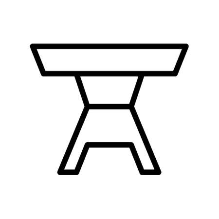 illustration vector and logo table gradient style. icon on white background. Icon sign from modern collection for mobile concept and web apps design. Nice design perfect.のイラスト素材