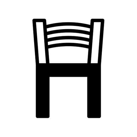illustration vector and logo chair dualtone style. icon on white background. Icon sign from modern collection for mobile concept and web apps design. Nice design perfect.のイラスト素材
