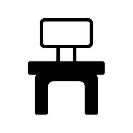 illustration vector and logo chair dualtone style. icon on white background. Icon sign from modern collection for mobile concept and web apps design. Nice design perfect.のイラスト素材