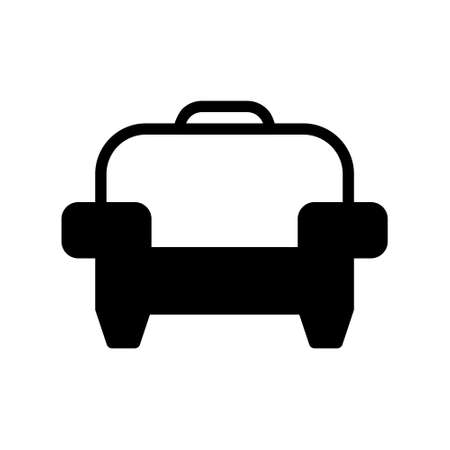 illustration vector and logo sofa dualtone style. icon on white background. Icon sign from modern collection for mobile concept and web apps design. Nice design perfect.のイラスト素材