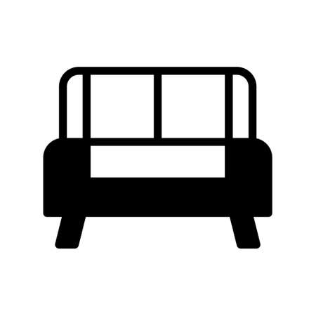 illustration vector and logo sofa dualtone style. icon on white background. Icon sign from modern collection for mobile concept and web apps design. Nice design perfect.のイラスト素材