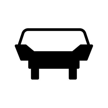illustration vector and logo sofa dualtone style. icon on white background. Icon sign from modern collection for mobile concept and web apps design. Nice design perfect.のイラスト素材