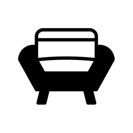 illustration vector and logo sofa dualtone style. icon on white background. Icon sign from modern collection for mobile concept and web apps design. Nice design perfect.のイラスト素材