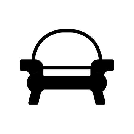 illustration vector and logo sofa dualtone style. icon on white background. Icon sign from modern collection for mobile concept and web apps design. Nice design perfect.のイラスト素材