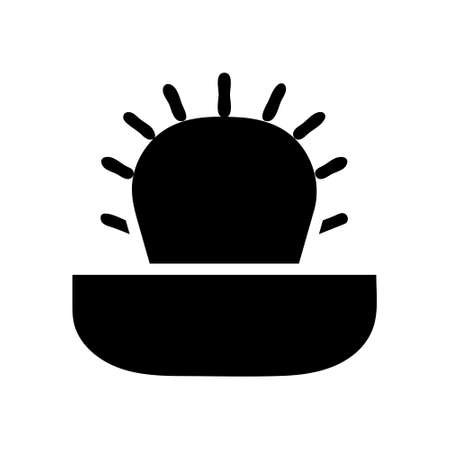 illustration vector and logo plant solid style. icon on white background. Icon sign from modern collection for mobile concept and web apps design. Nice design perfect.のイラスト素材