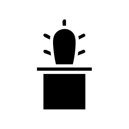 illustration vector and logo plant solid style. icon on white background. Icon sign from modern collection for mobile concept and web apps design. Nice design perfect.のイラスト素材