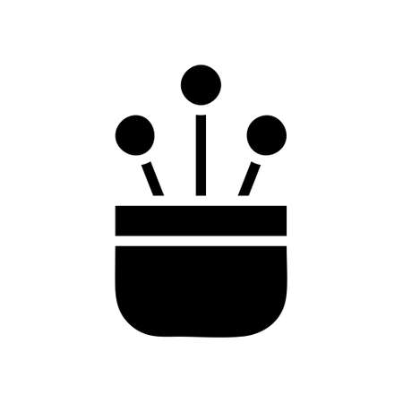 illustration vector and logo plant solid style. icon on white background. Icon sign from modern collection for mobile concept and web apps design. Nice design perfect.のイラスト素材