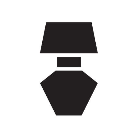 illustration vector and logo lamp solid style. icon on white background. Icon sign from modern collection for mobile concept and web apps design. Nice design perfect.のイラスト素材