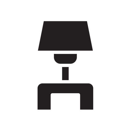 illustration vector and logo lamp solid style. icon on white background. Icon sign from modern collection for mobile concept and web apps design. Nice design perfect.のイラスト素材