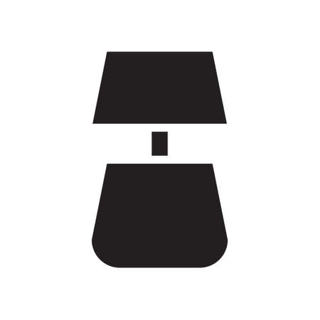 illustration vector and logo lamp solid style. icon on white background. Icon sign from modern collection for mobile concept and web apps design. Nice design perfect.のイラスト素材