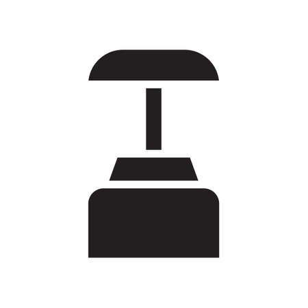 illustration vector and logo lamp solid style. icon on white background. Icon sign from modern collection for mobile concept and web apps design. Nice design perfect.のイラスト素材