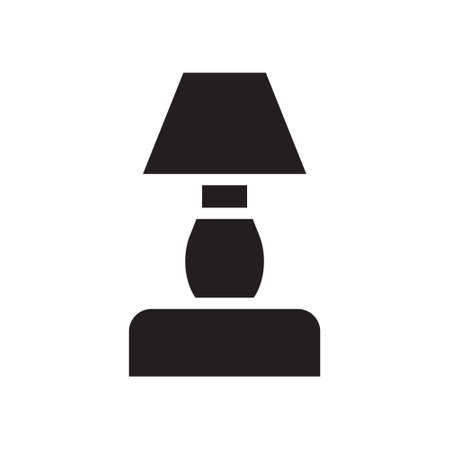 illustration vector and logo lamp solid style. icon on white background. Icon sign from modern collection for mobile concept and web apps design. Nice design perfect.のイラスト素材