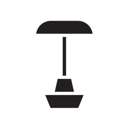 illustration vector and logo lamp solid style. icon on white background. Icon sign from modern collection for mobile concept and web apps design. Nice design perfect.のイラスト素材