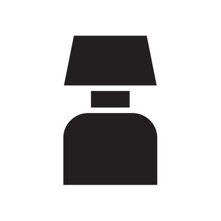 illustration vector and logo lamp solid style. icon on white background. Icon sign from modern collection for mobile concept and web apps design. Nice design perfect.のイラスト素材