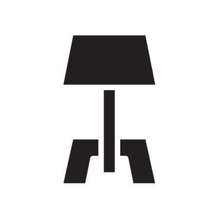 illustration vector and logo lamp solid style. icon on white background. Icon sign from modern collection for mobile concept and web apps design. Nice design perfect.のイラスト素材