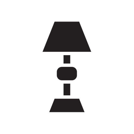 illustration vector and logo lamp solid style. icon on white background. Icon sign from modern collection for mobile concept and web apps design. Nice design perfect.のイラスト素材