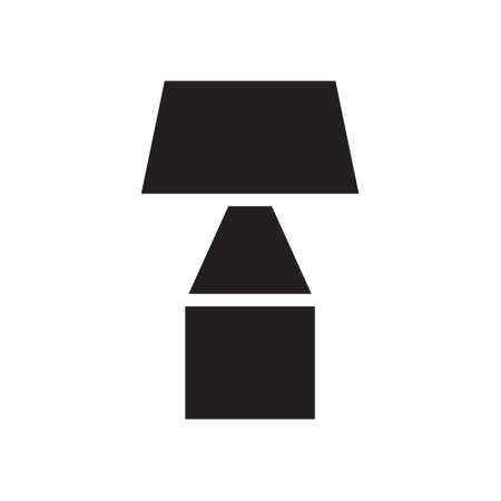 illustration vector and logo lamp solid style. icon on white background. Icon sign from modern collection for mobile concept and web apps design. Nice design perfect.のイラスト素材