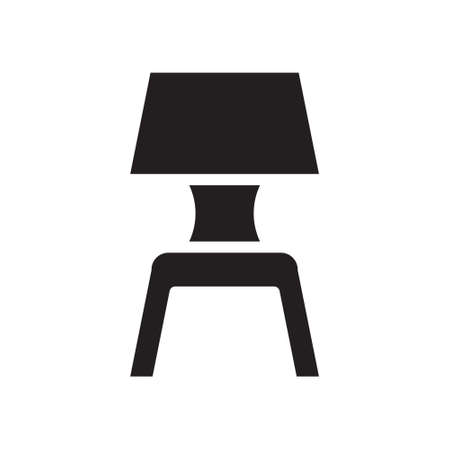 illustration vector and logo lamp solid style. icon on white background. Icon sign from modern collection for mobile concept and web apps design. Nice design perfect.のイラスト素材