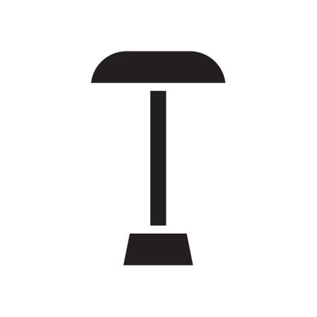 illustration vector and logo lamp solid style. icon on white background. Icon sign from modern collection for mobile concept and web apps design. Nice design perfect.のイラスト素材