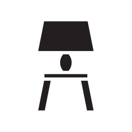 illustration vector and logo lamp solid style. icon on white background. Icon sign from modern collection for mobile concept and web apps design. Nice design perfect.のイラスト素材