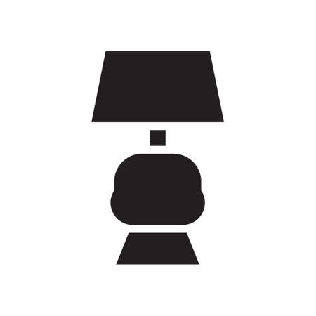 illustration vector and logo lamp solid style. icon on white background. Icon sign from modern collection for mobile concept and web apps design. Nice design perfect.のイラスト素材