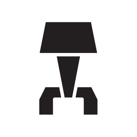 illustration vector and logo lamp solid style. icon on white background. Icon sign from modern collection for mobile concept and web apps design. Nice design perfect.のイラスト素材