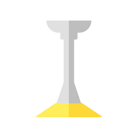 illustration vector and logo chandelier flat style. icon on white background. Icon sign from modern collection for mobile concept and web apps design. Nice design perfect.のイラスト素材