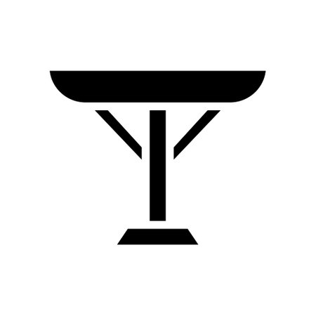 illustration vector and logo table solid style. icon on white background. Icon sign from modern collection for mobile concept and web apps design. Nice design perfect.のイラスト素材