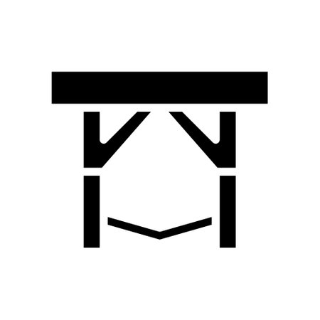 illustration vector and logo table solid style. icon on white background. Icon sign from modern collection for mobile concept and web apps design. Nice design perfect.のイラスト素材