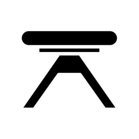 illustration vector and logo table solid style. icon on white background. Icon sign from modern collection for mobile concept and web apps design. Nice design perfect.のイラスト素材
