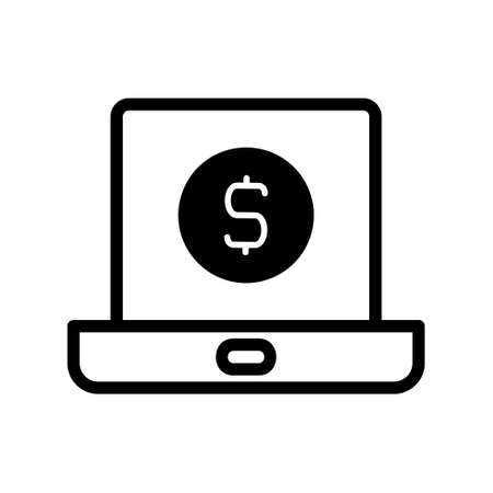 illustration vector and logo money dualtone style. icon on white background. Icon sign from modern collection for mobile concept and web apps design. Nice design perfect.のイラスト素材