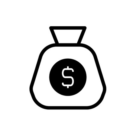 illustration vector and logo money dualtone style. icon on white background. Icon sign from modern collection for mobile concept and web apps design. Nice design perfect.のイラスト素材