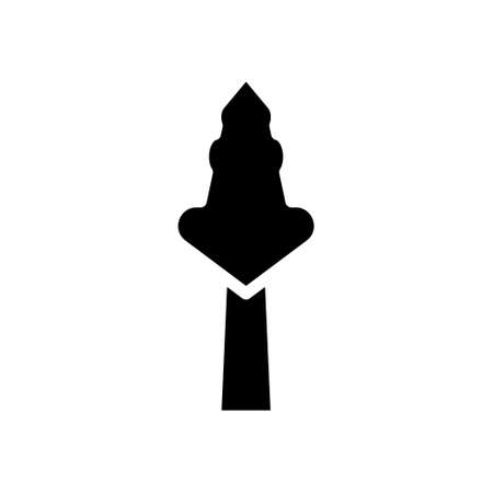 illustration vector and logo tree solid style. icon on white background. Icon sign from modern collection for mobile concept and web apps design. Nice design perfect.のイラスト素材