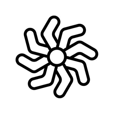 illustration vector and flower decoration outlines style. icon on white background. Icon sign from modern collection for mobile concept and web apps design. Nice design perfect.のイラスト素材