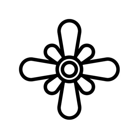 illustration vector and flower decoration outlines style. icon on white background. Icon sign from modern collection for mobile concept and web apps design. Nice design perfect.のイラスト素材