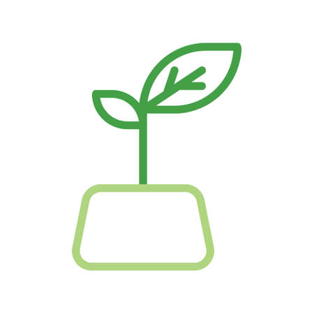 illustration vector and logo plant multicolor style. icon on white background. Icon sign from modern collection for mobile concept and web apps design. Nice design perfect.のイラスト素材