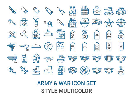 illustration vector and logo Icon Army weapon icon perfect. Icon sign from modern collection for mobile concept and web apps design. Nice design perfect.のイラスト素材