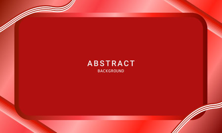Red white color abstract background for social media design ripples pattern vector illustration.のイラスト素材